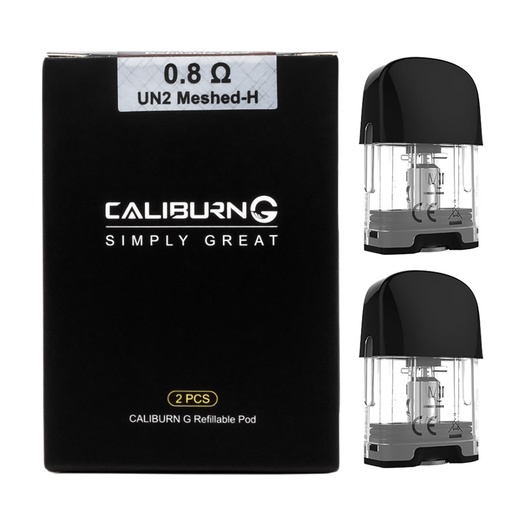 UWELL CALIBURN G PODS WITH COILS  (0.8OHM)