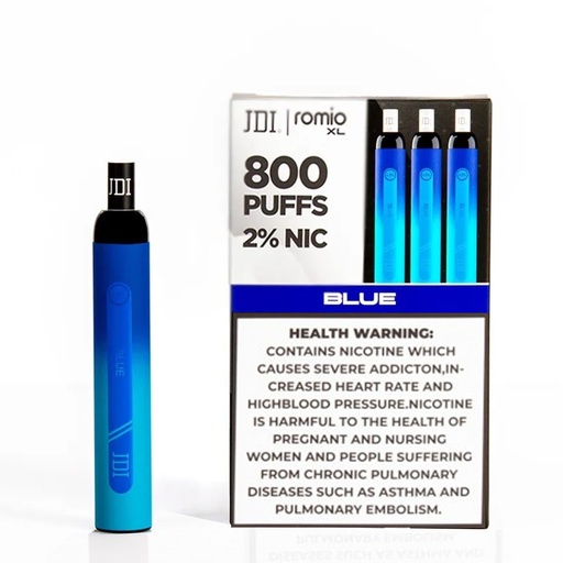 JDI روميو XL 800 سحبة (أزرق , 20 نيكوتين)