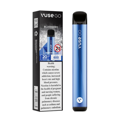 VUSE GO 600PUFF (BLUEBERRY, 20 MG)